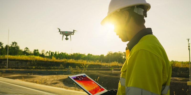 építőipari drónfelmérés